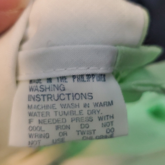 Vtg green 2 pc baby outfit, school bus, ? 6-9 mos - Picture 7 of 7